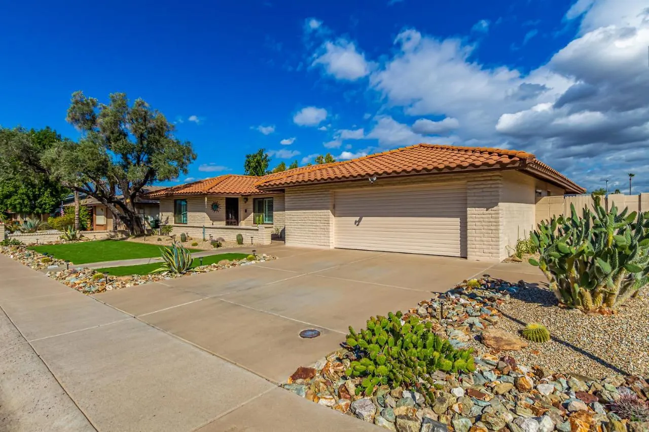 Cozy Phoenix Home Heated Pool & Spa With King Beds 0*,